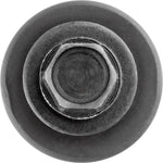 36mm Black Nylon Screw Grommet with Specialty Screw, 18mm Head