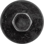 M6-1.0x20mm Hex Head SEMS Body Bolt, 24mm Washer, Black Zinc