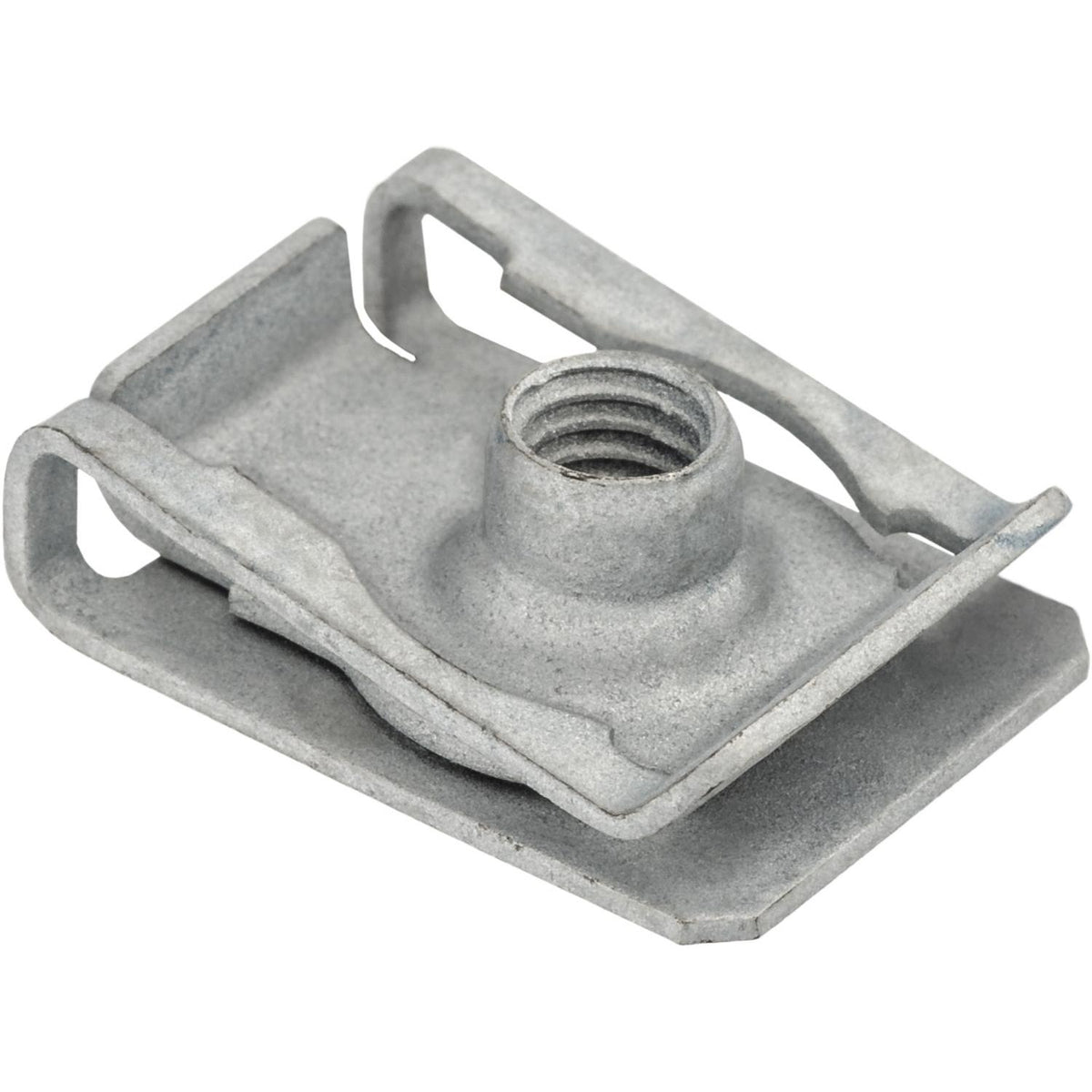 M6-1.0 Extruded U-Type Nut, Panel 0.5mm-4.00mm, Magni-554 Silver