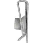 M6-1.0 Extruded U-Type Nut, Panel 0.5mm-4.00mm, Magni-554 Silver