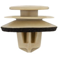 9mmx9mm Tan Nylon Retainer with Sealer, 18mm Head
