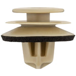 9mmx9mm Tan Nylon Retainer with Sealer, 18mm Head