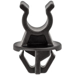 8mmx10mm Black Nylon Hood Prop Rod Clip, 18mm Head