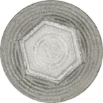 M4.2-1.41x19mm Hex Head Washer Tapping Screw, 12.5mm Washer, Zinc Organic