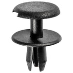 6mmx10mm Black Nylon Push-Type Specialty Rivet, 16mm Head
