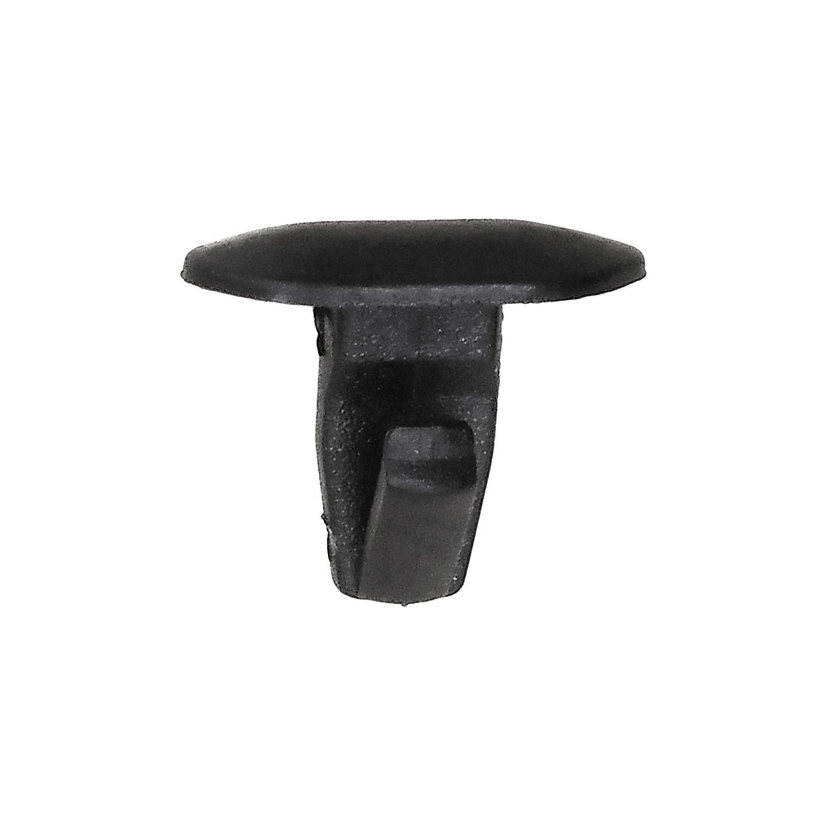 6.5mmx7mm Black Nylon Specialty Weatherstrip Retainer, 4mmx10mm Head