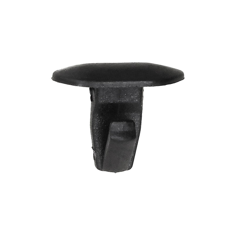 6.5mmx7mm Black Nylon Specialty Weatherstrip Retainer, 4mmx10mm Head