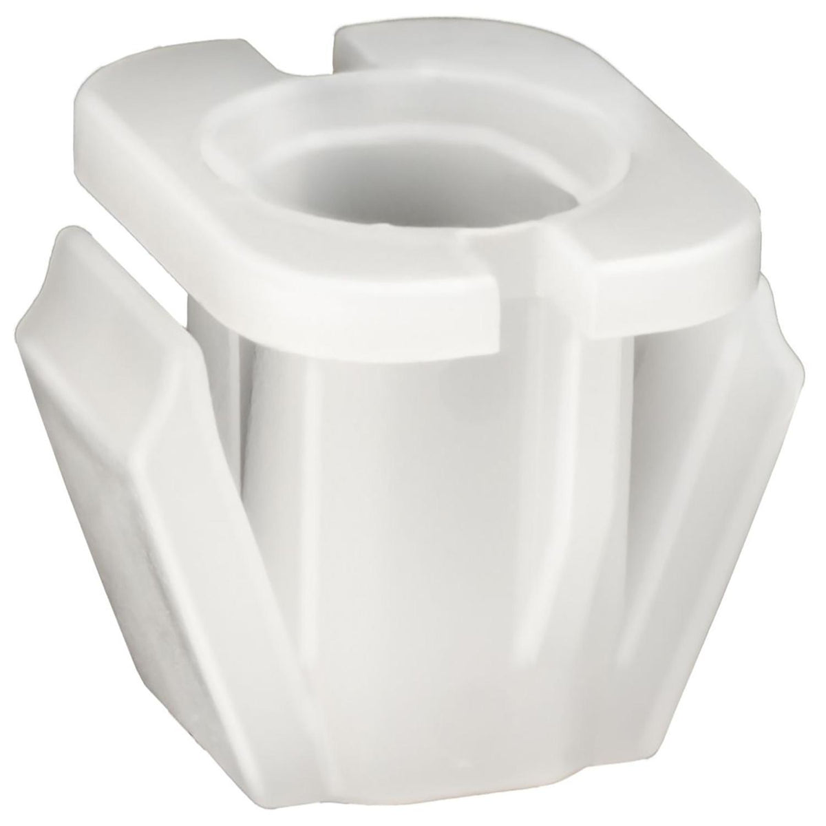 8mmx10mmx8mm White Nylon Specialty Molding Trim Retainer, 8mmx10mm Head