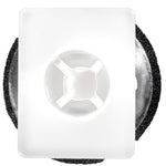 M4.8 White Nylon Specialty Screw Grommet with Sealer, 18mm Head
