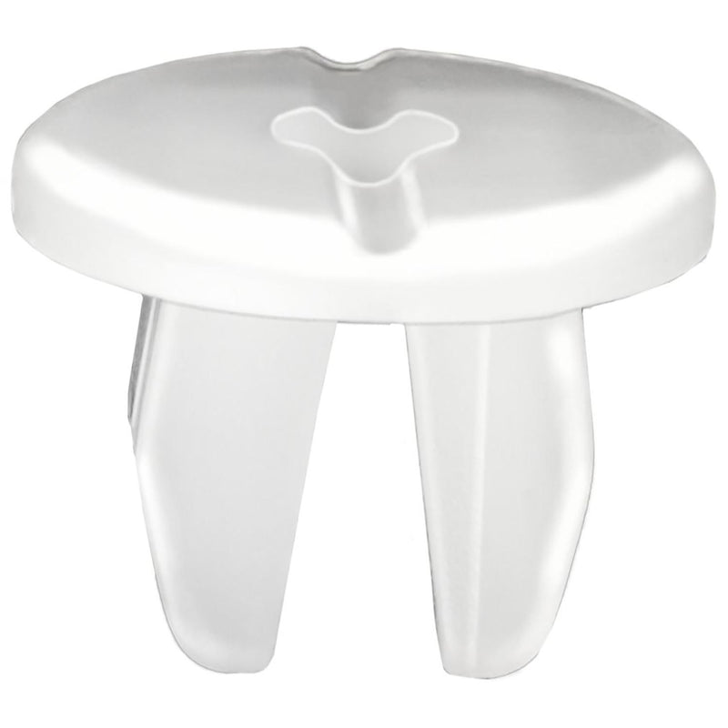M3.5 White Nylon Specialty License Plate Grommet, 12mm Head