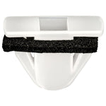 5mmx11mmx9mm White Nylon Molding Clip Specialty Retainer with Sealer, 5mmx14mm Head