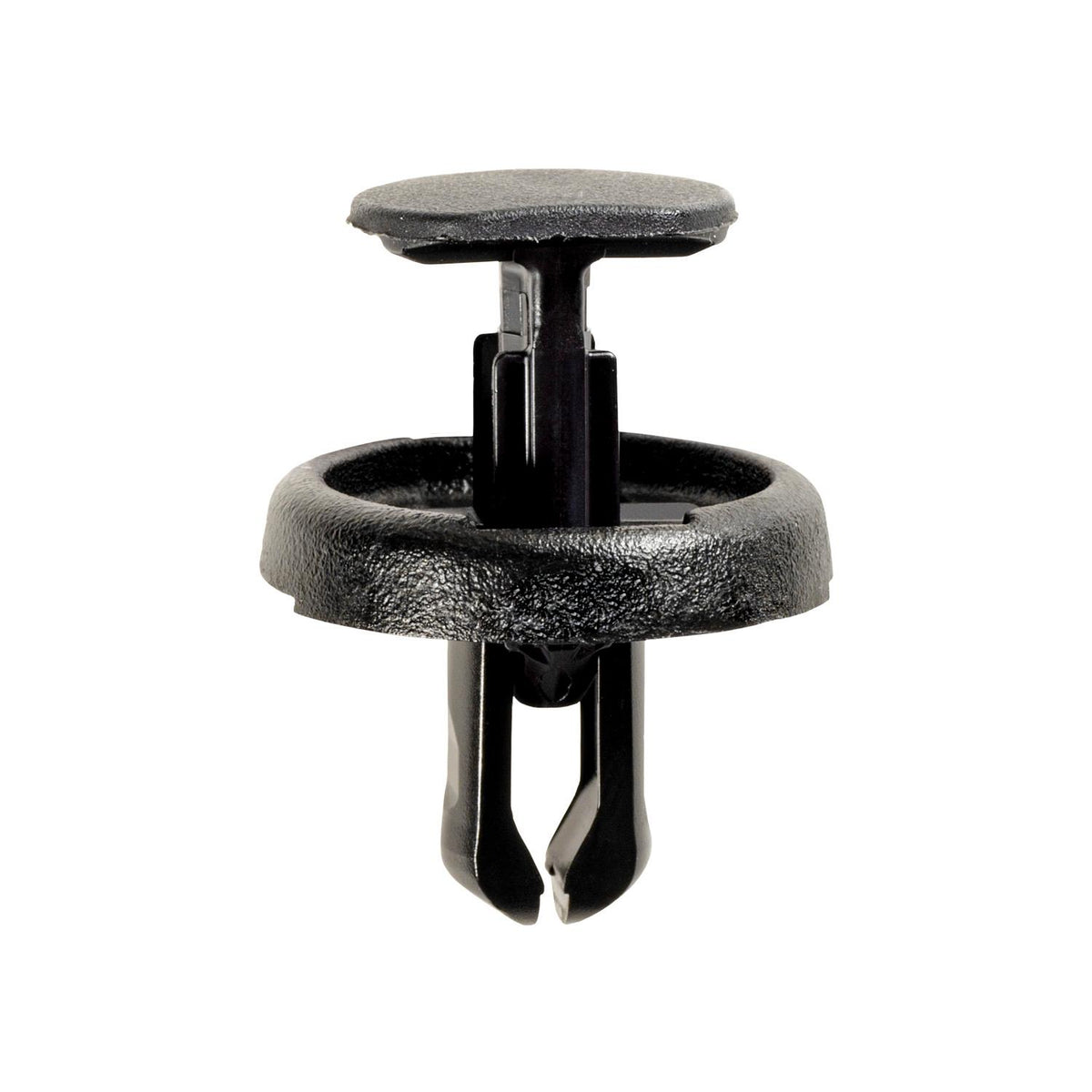 7mmx12mm Black Nylon Push-Type Specialty Retainer, 20mm Head