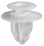 9.5mmx14.5mm White Nylon Molding Retainer Specialty Rocker, 18mm Head