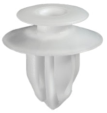 9.5mmx14.5mm White Nylon Molding Retainer Specialty Rocker, 18mm Head
