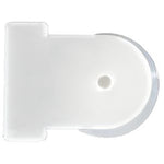 8mmx11mmx9mm White Nylon Specialty Headliner Retainer, 17mm Head