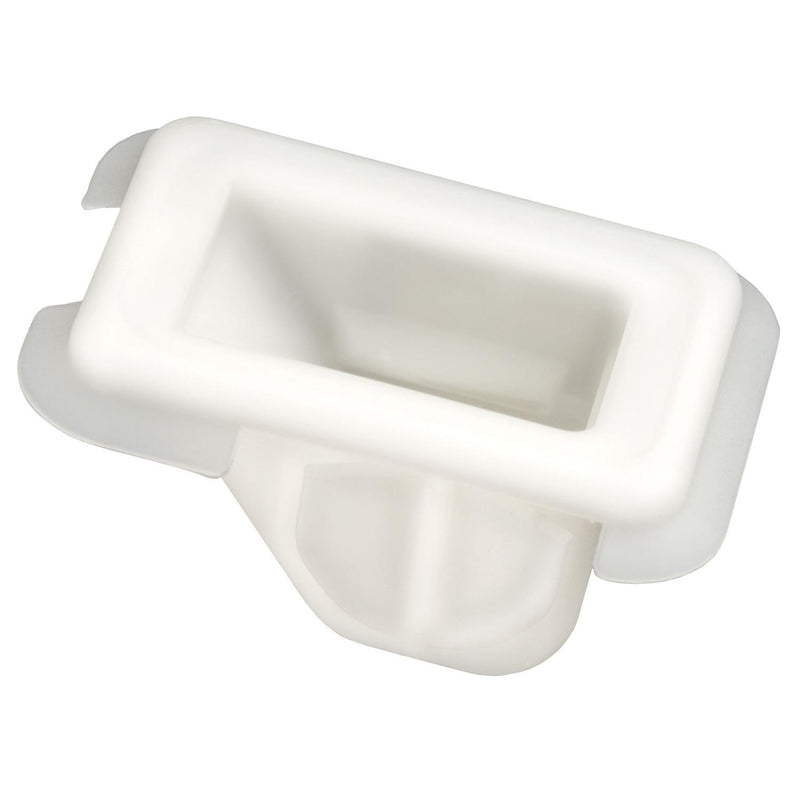 10mmx18mm White Nylon Specialty Headlamp Mounting Grommet, 16mmx23mm Head