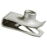M6-1.0 Extruded U-Nut Screw Lock, Panel 0.8mm-4.0mm, Zinc Organic