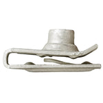 M6-1.0 Extruded U-Nut, Panel 0.70mm-2.0mm, Zinc Organic