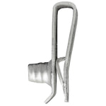 M4.2-1.41 Extruded U-Nut, Panel 0.65mm-3.8mm, Zinc Organic