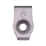 M6-1.0 Silver Metric Extruded U-Nut, Panel .80mm-4.0mm (.030-.160)", Zinc Organic