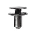 8mmx11mm Black Nylon Push-Type Specialty Retainer, 18mm Head