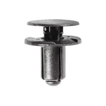 8mmx11mm Black Nylon Push-Type Specialty Retainer, 18mm Head