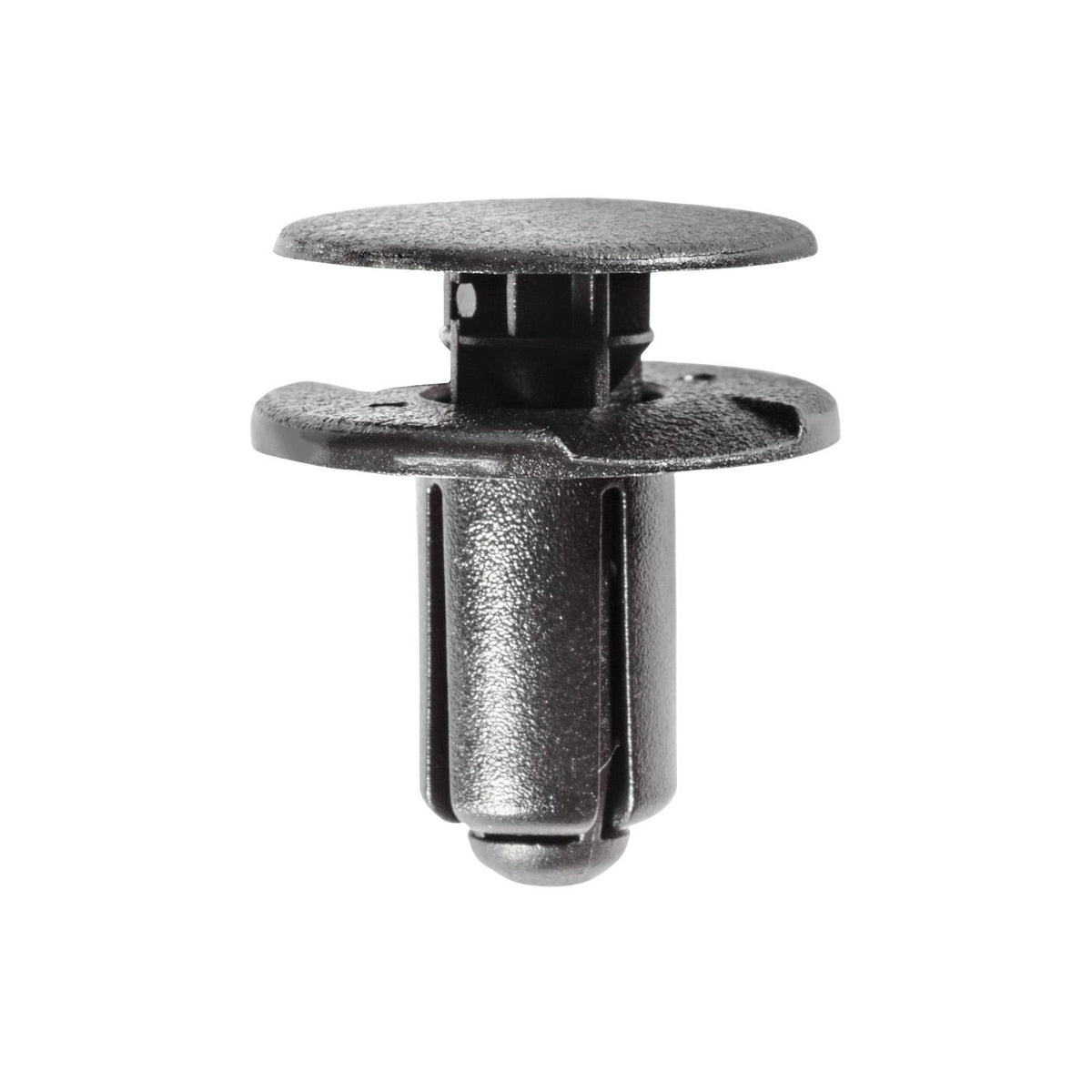 8mmx11mm Black Nylon Push-Type Specialty Retainer, 18mm Head