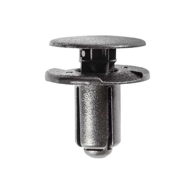 8mmx11mm Black Nylon Push-Type Specialty Retainer, 18mm Head