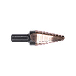 1/4" Step Drill Bit with Flats, Gold Oxide, 3/4"