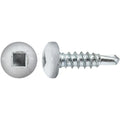 #6x1/2" Square Pan Head Self-Drilling Tek Painted RV Screws, Teks, Zinc