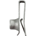 M8-1.25 Metric Extruded U-Nut, Panel 0.80mm-4.00mm, Zinc, 21mm Ctr Hole Edge