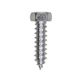 5/16"x1-1/4" Indented Hex Head Tapping Screw, Type A/AB, Zinc Chromate