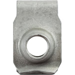 M8-1.25 Metric Extruded U-Nut, Panel 0.80mm-4.00mm, Zinc, Locking Thread