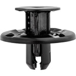 10mmx12mm Black Nylon Push-Type Engine Cover Retainers, 30mm Head
