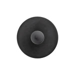 7mmx15mm Black Nylon Push-Type Retainer, 19.5mm Head