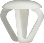 7mmx9mm White Nylon Deck Lid Retainer, 9mm Head