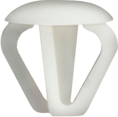 7mmx9mm White Nylon Deck Lid Retainer, 9mm Head