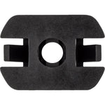M3.5x12mm Black Nylon Exterior Door Trim Screws, 12.6mmx17.5mm Head