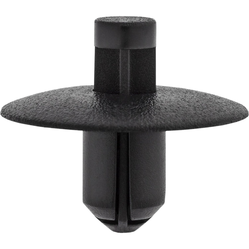 7.5mmx11mm Black Nylon Push-Type Interior Retainer, 22mm Head