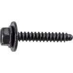 M4.2-1.41x25mm Indented Hex Head SEMS Tap Screw, 12.5mm Washer, Black