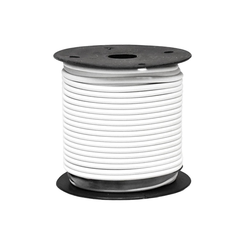 White Primary Sxl Wire 14 Gauge, 0.139" OD