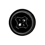 M6-1.0x29mm Philips Round Head Phillips License Plate Screw, Black Zinc