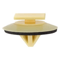 8mmx10mmx10mm Yellow Nylon Retainer with Sealer Liftgate Molding, 25mm Head