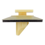 8mmx10mmx10mm Yellow Nylon Retainer with Sealer Liftgate Molding, 25mm Head