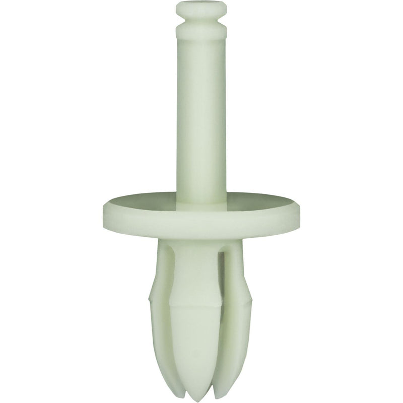 7mmx14mm White Nylon Push-Type Window Regulator Retainer, 16mm Head