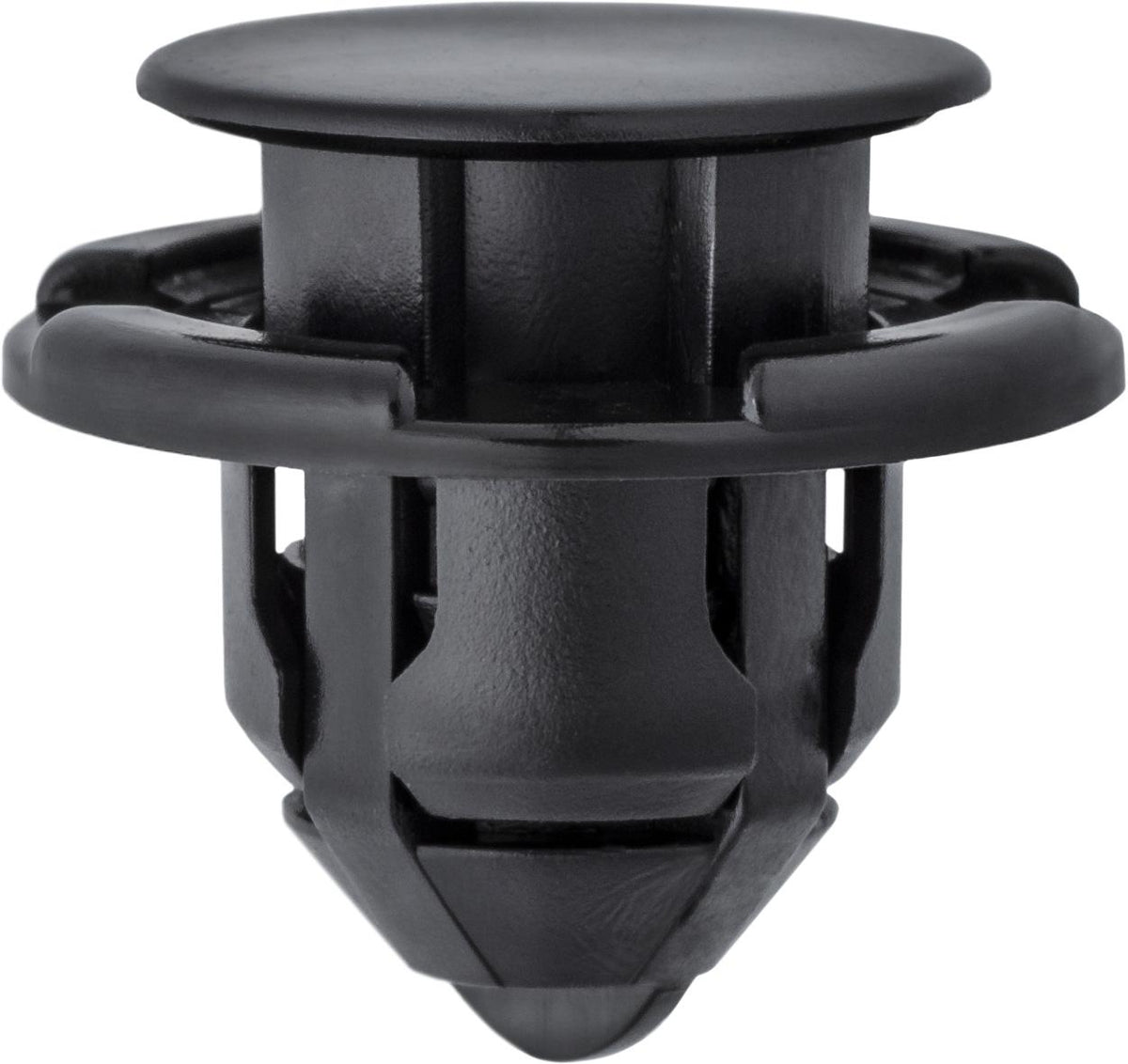 16mmx9mm Black Nylon Push-Type Wind Deflector Retainer, 26mm Head