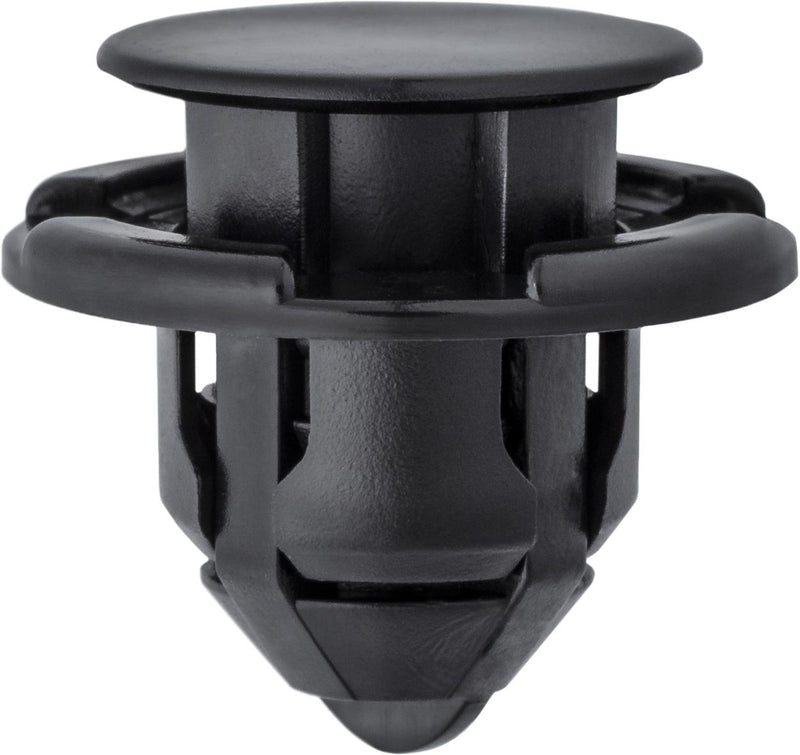 16mmx9mm Black Nylon Push-Type Wind Deflector Retainer, 26mm Head