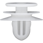 9mmx10mm White Nylon Trim Retainer, 18mm Head