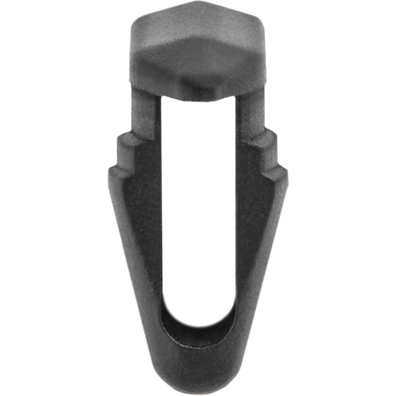 5.4mmx10mm Black Nylon Weatherstrip Retainer, 4mmx10mm Head