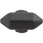 5.4mmx10mm Black Nylon Weatherstrip Retainer, 4mmx10mm Head